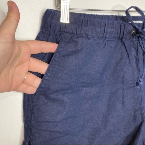 J. Crew factory linen Blend shorts size small - Picture 2 of 6